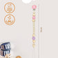 Pacifier clips with metal clasp
