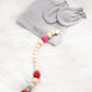 Lolli beach wood pacifier clips