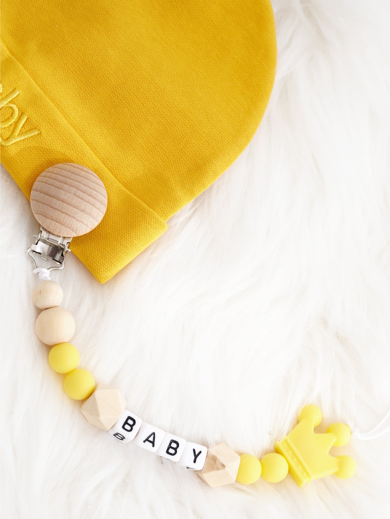 Stylish pacifier clips