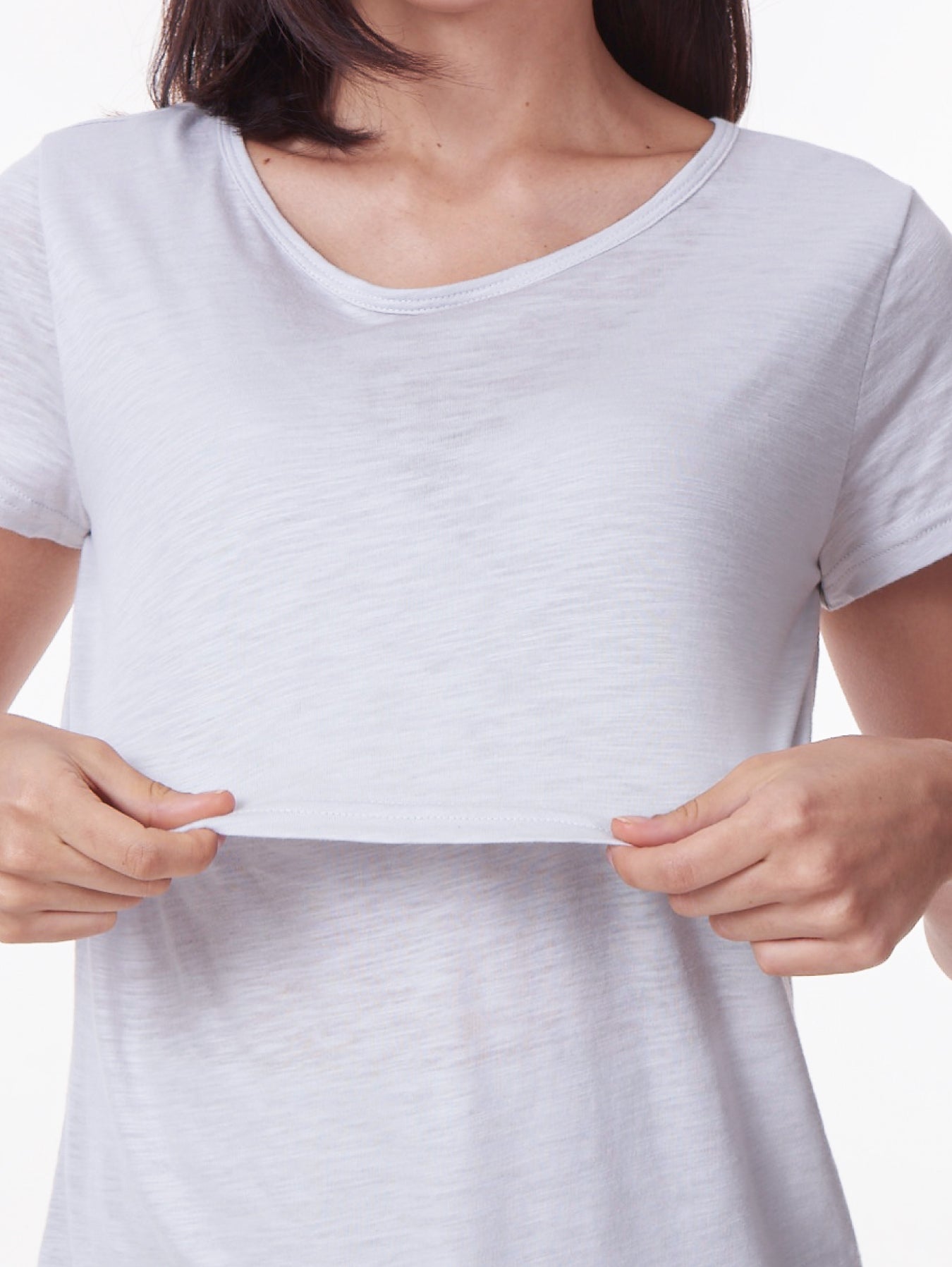 Round neckline Nursing Top
