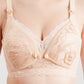 Nursing bra with luxurious features and materials