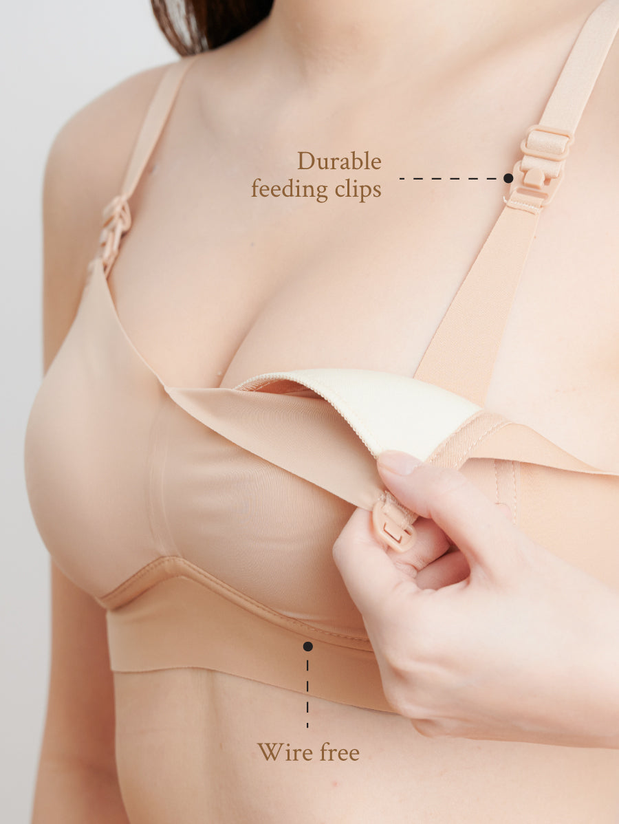 Mulberry silk maternity bra