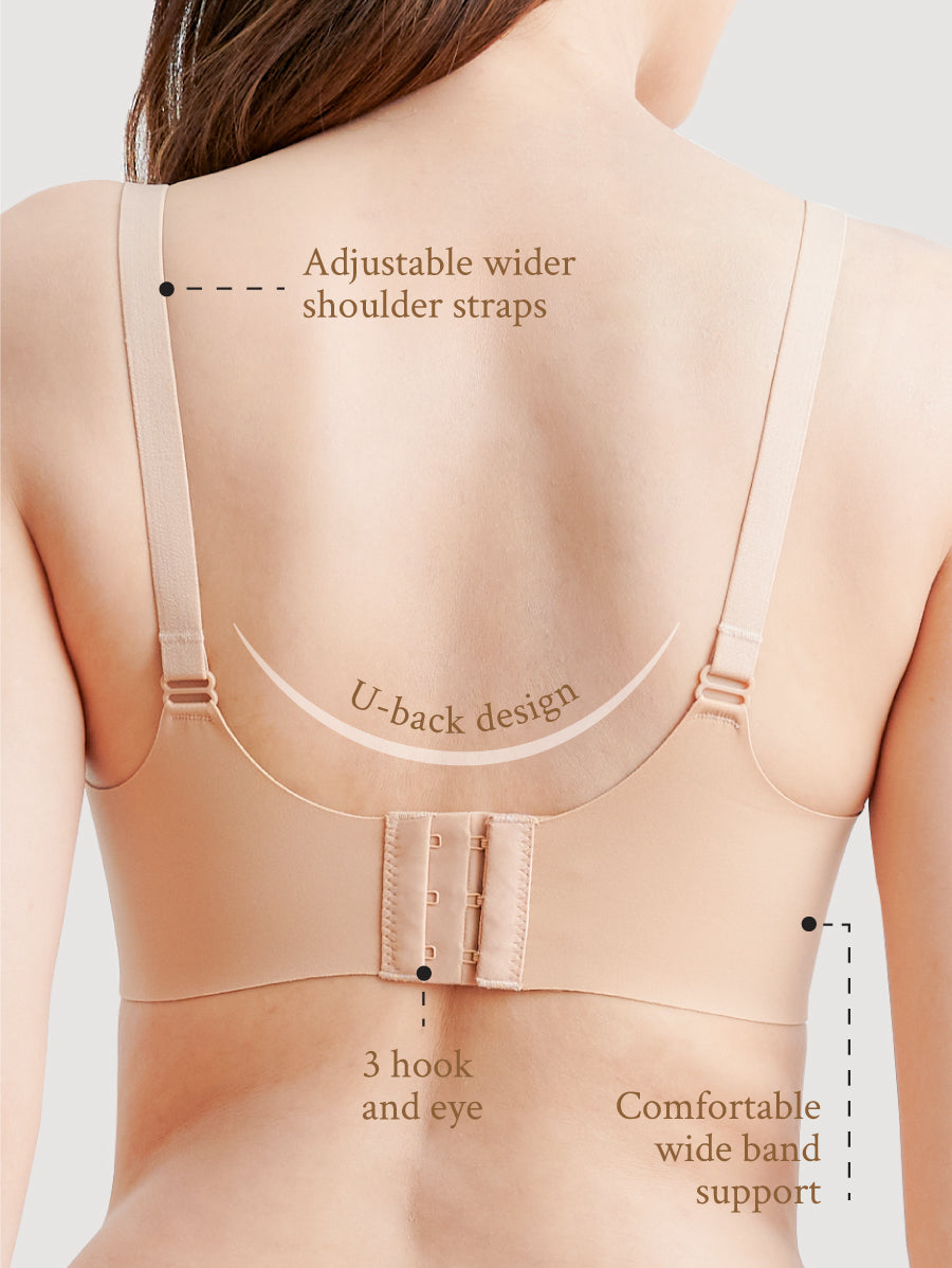 High-quality silk nursing bra
