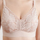 Mulberry silk nursing bra with lace