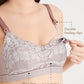 Nursing bra with easy access clips