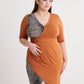 ong sleeve nursing dress with a flattering silhouette and functional design