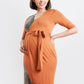 Rib-knit bodycon dress that enhances your curves and provides comfort