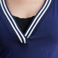 Nursing-friendly striped dress