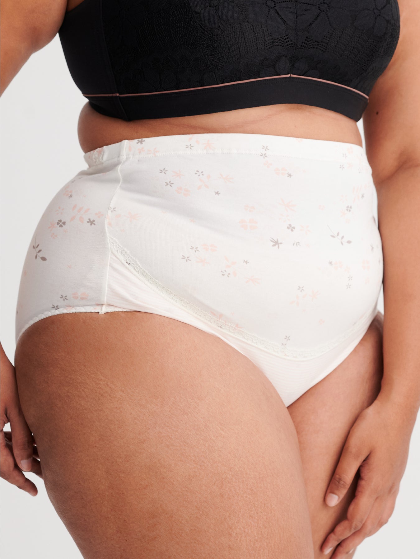 Over-the-bump maternity brief