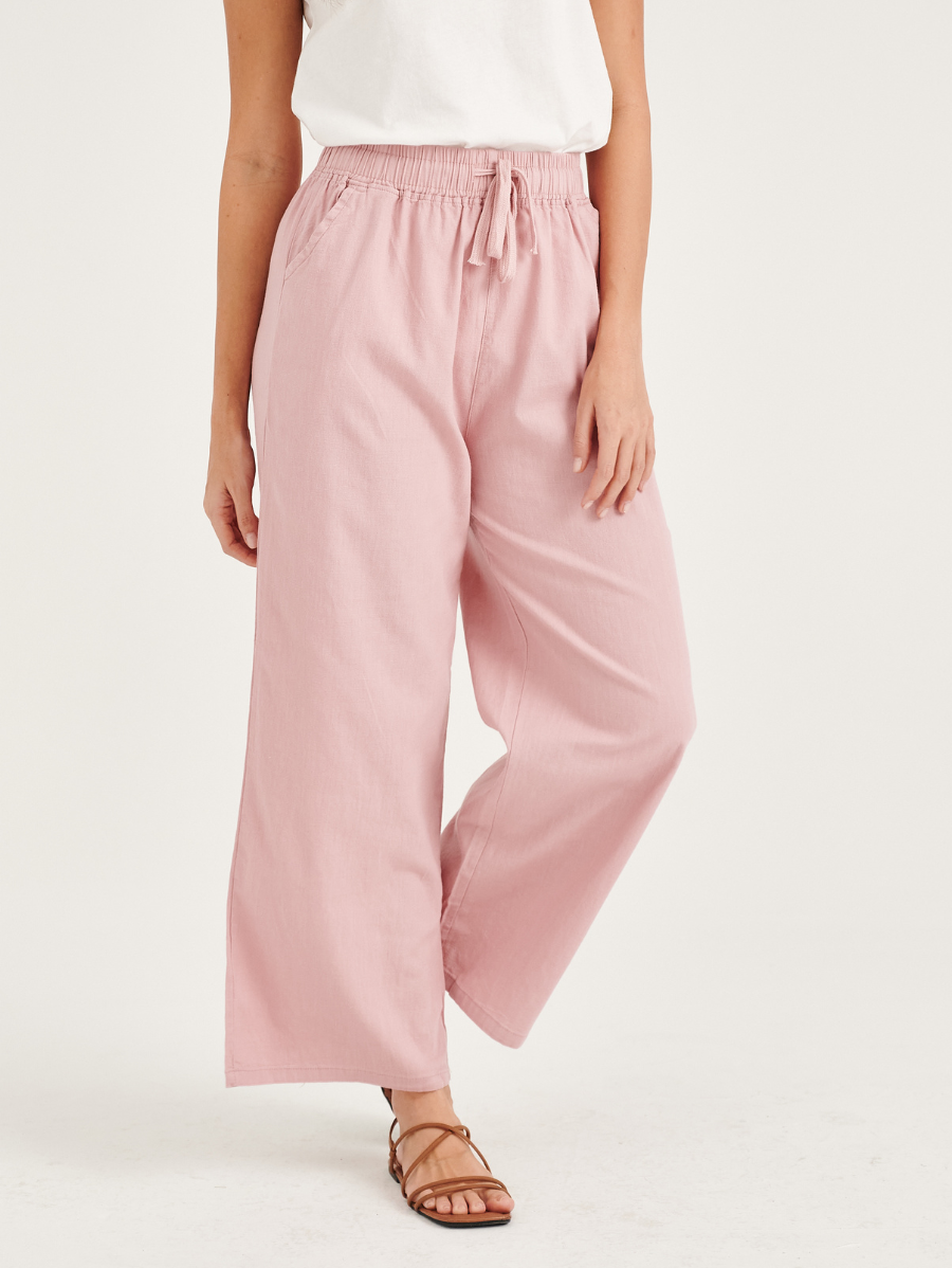 Classic and sophisticated baby pink pants