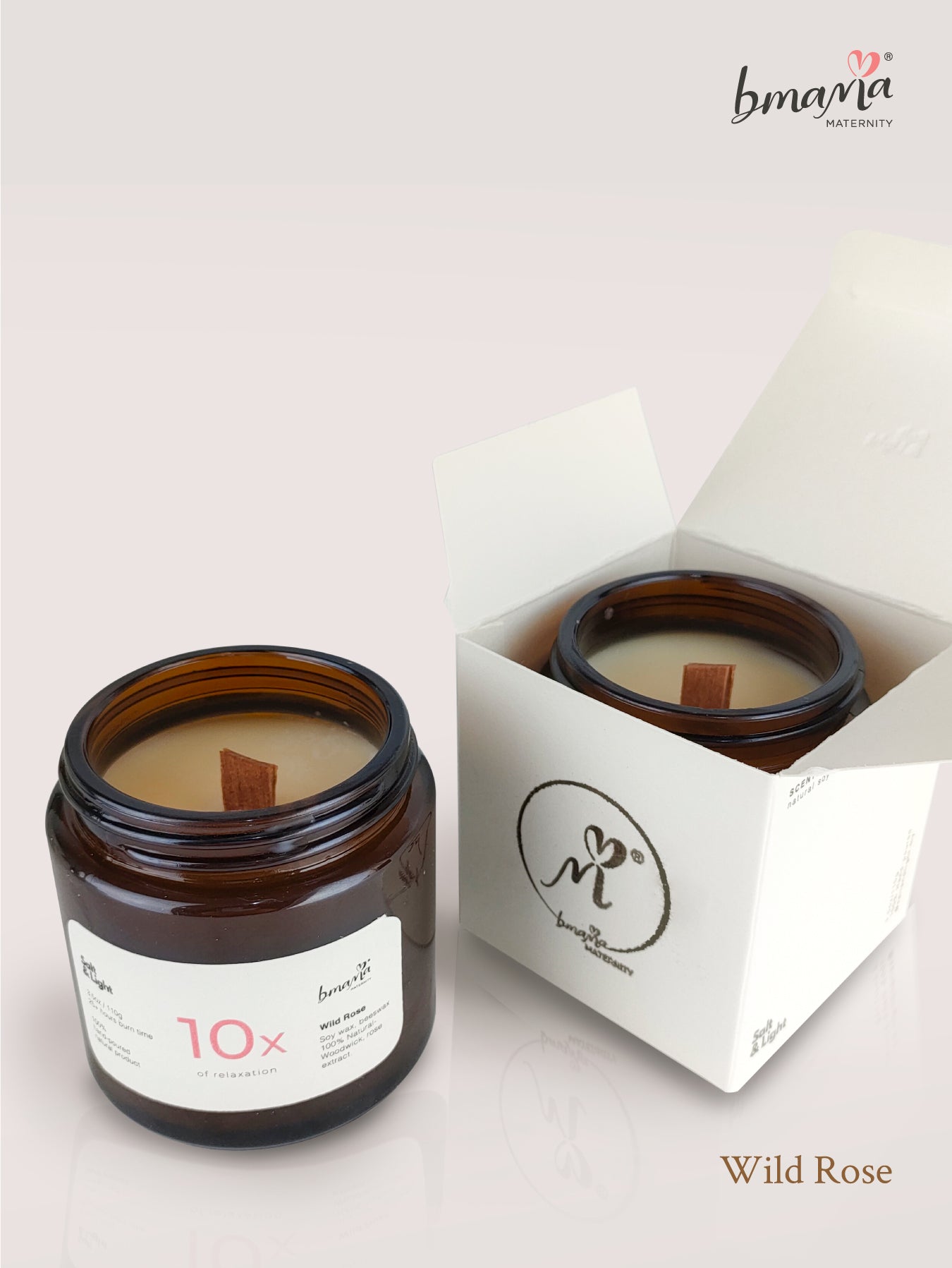 Wild Rose Candle 