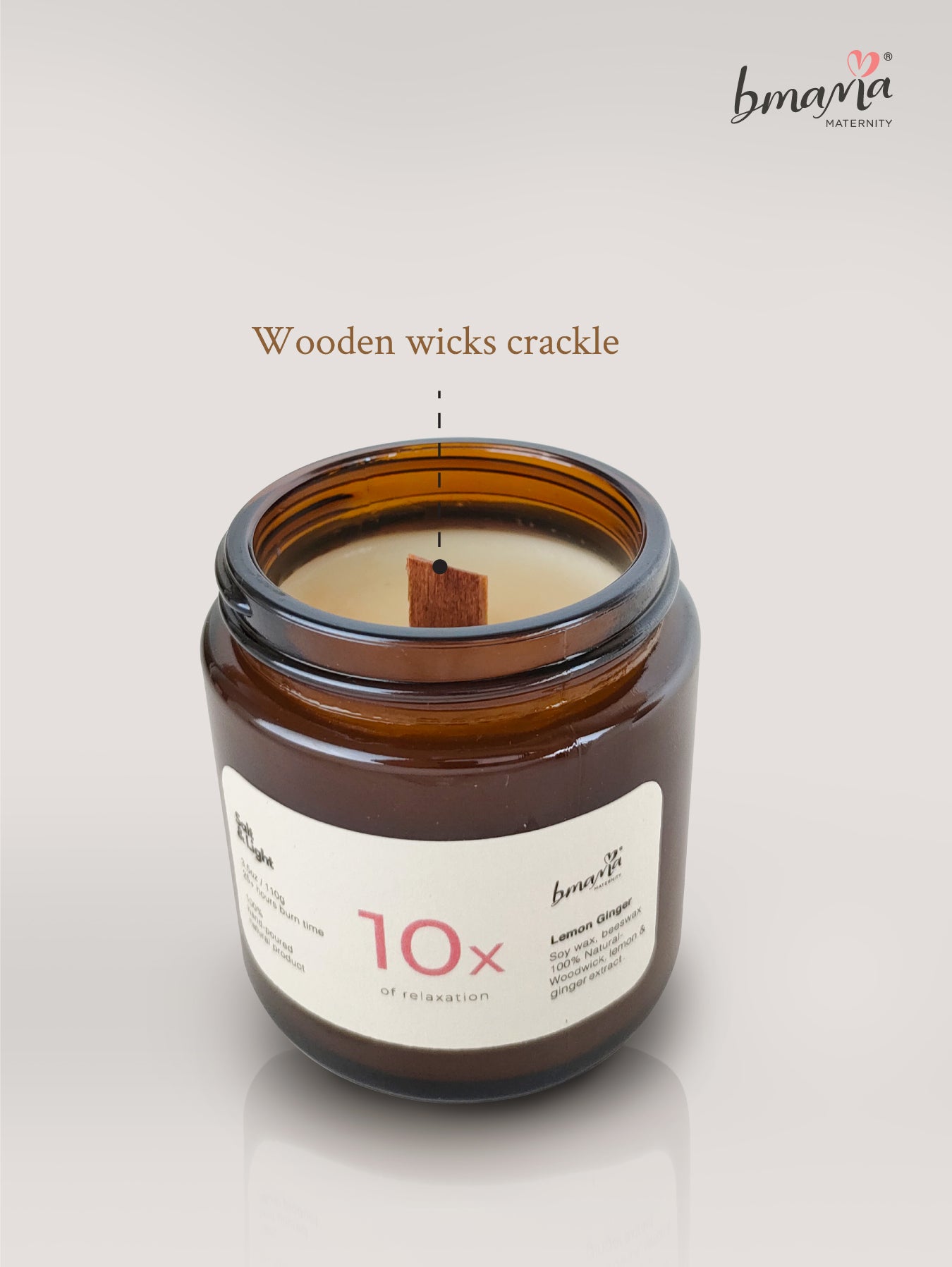 Refreshing Natural Soy Wax Candle