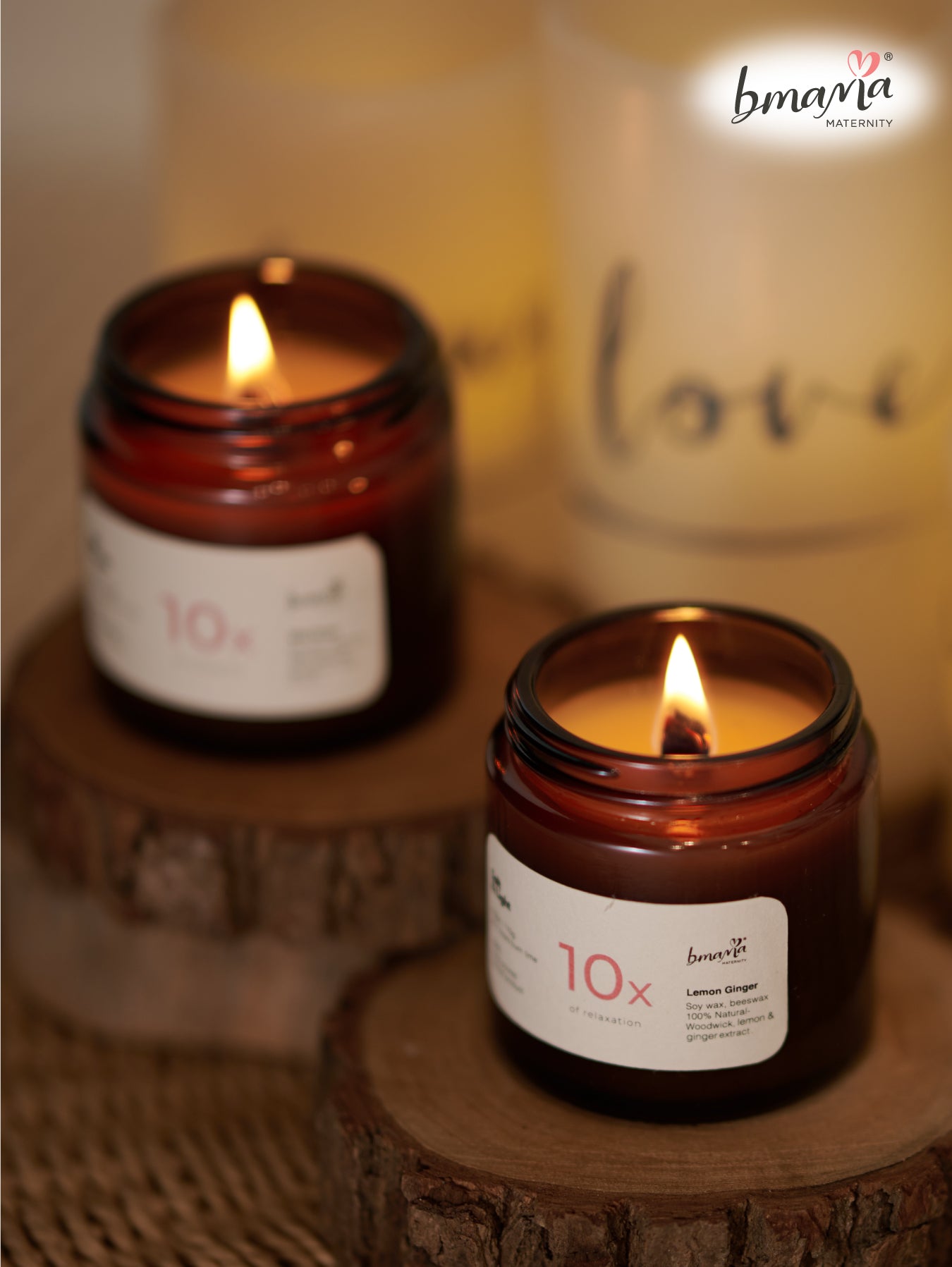 Relaxing and Refreshing Natural Soy Wax Candle