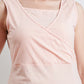 Nursing-friendly postpartum outfit