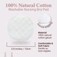 Bmama 100% Cotton Washable Nursing Breast Pads