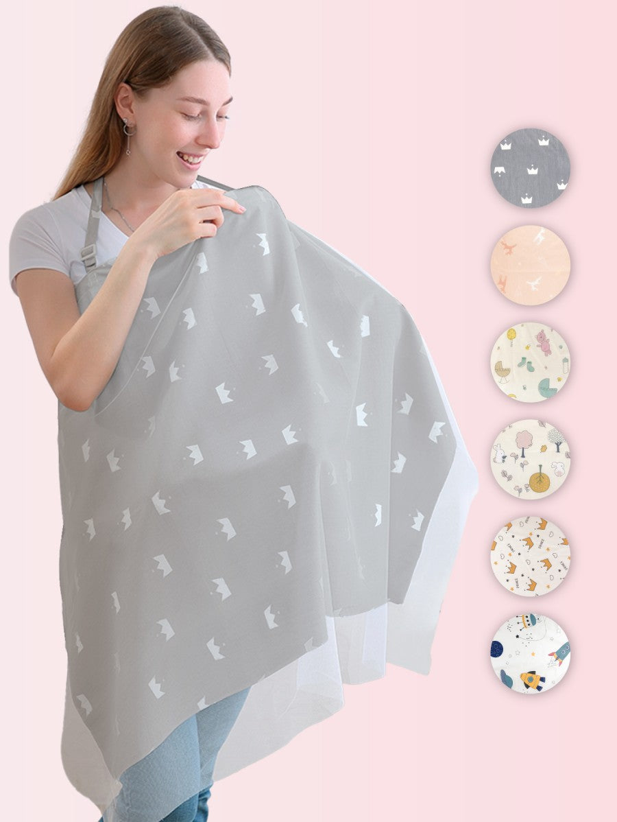 Bmama Breastfeeding Nursing Cover with Net