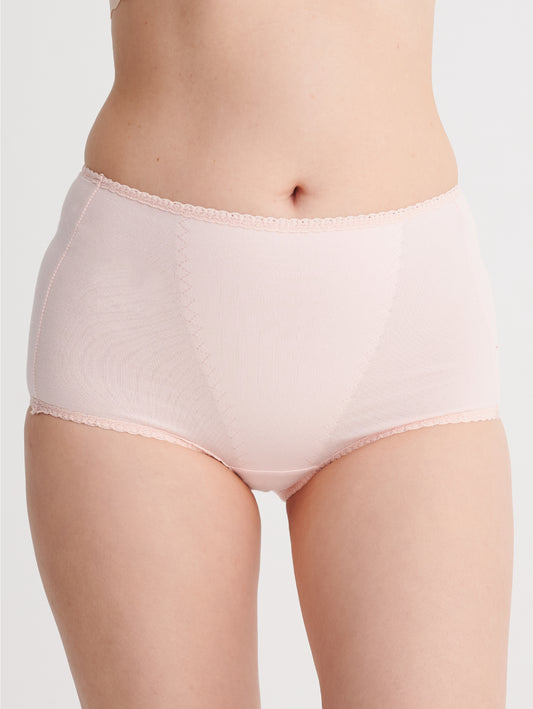 High-Waisted Stretch Cotton Shaper Panty