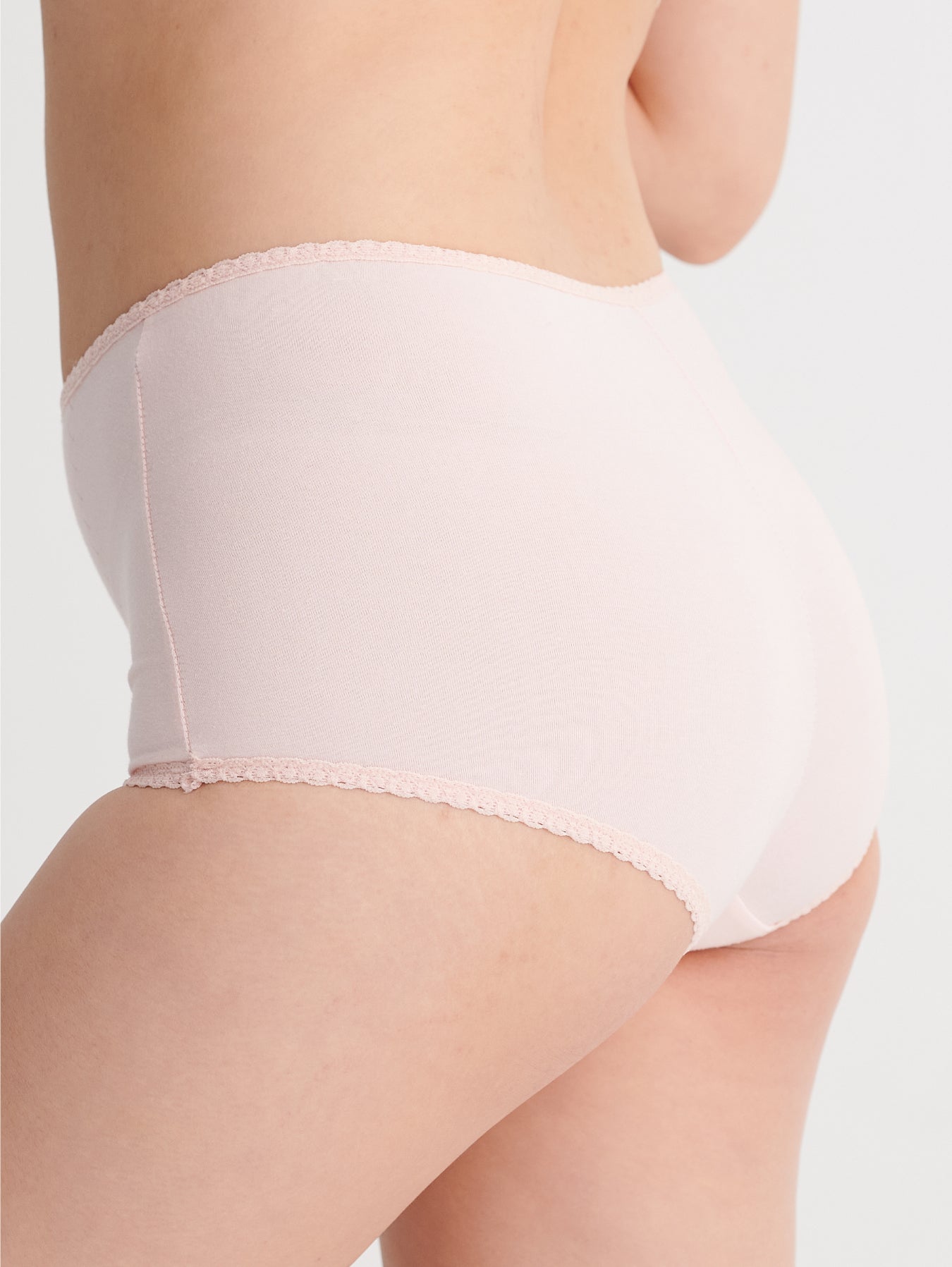 High-Waisted Stretch Cotton Shaper Panty