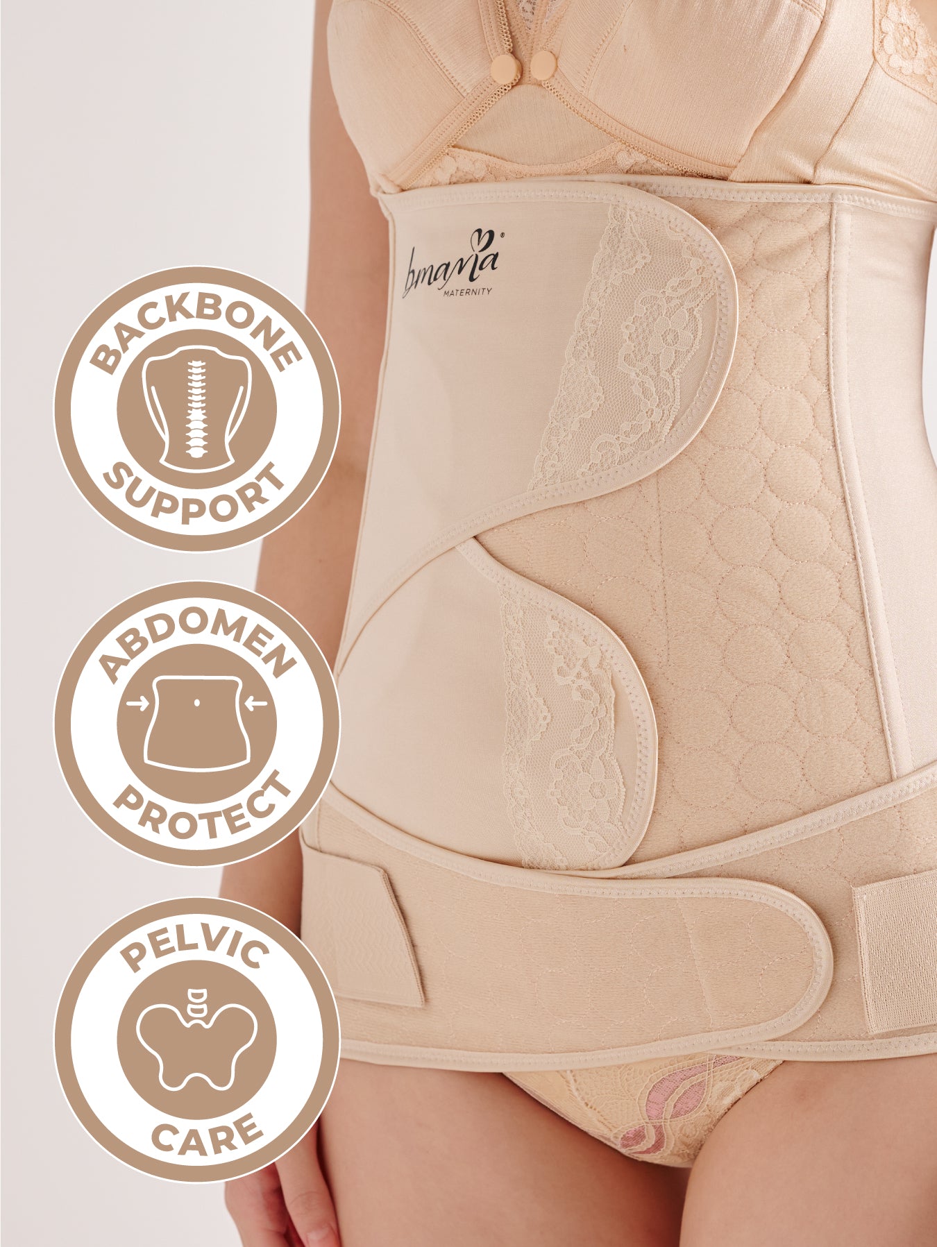 Postpartum Belly Binder Gift Set