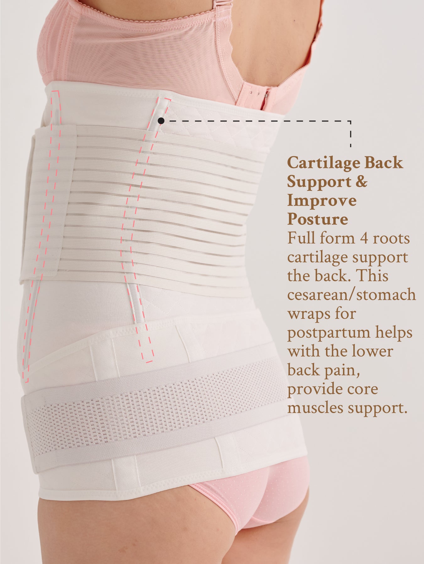 Pure Cotton Belly Binder Set