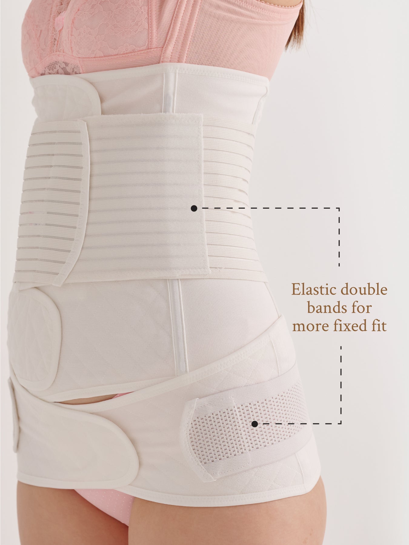 Pure Cotton more Fixed Fit Belly Binder Set