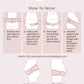Adjustable maternity support belt