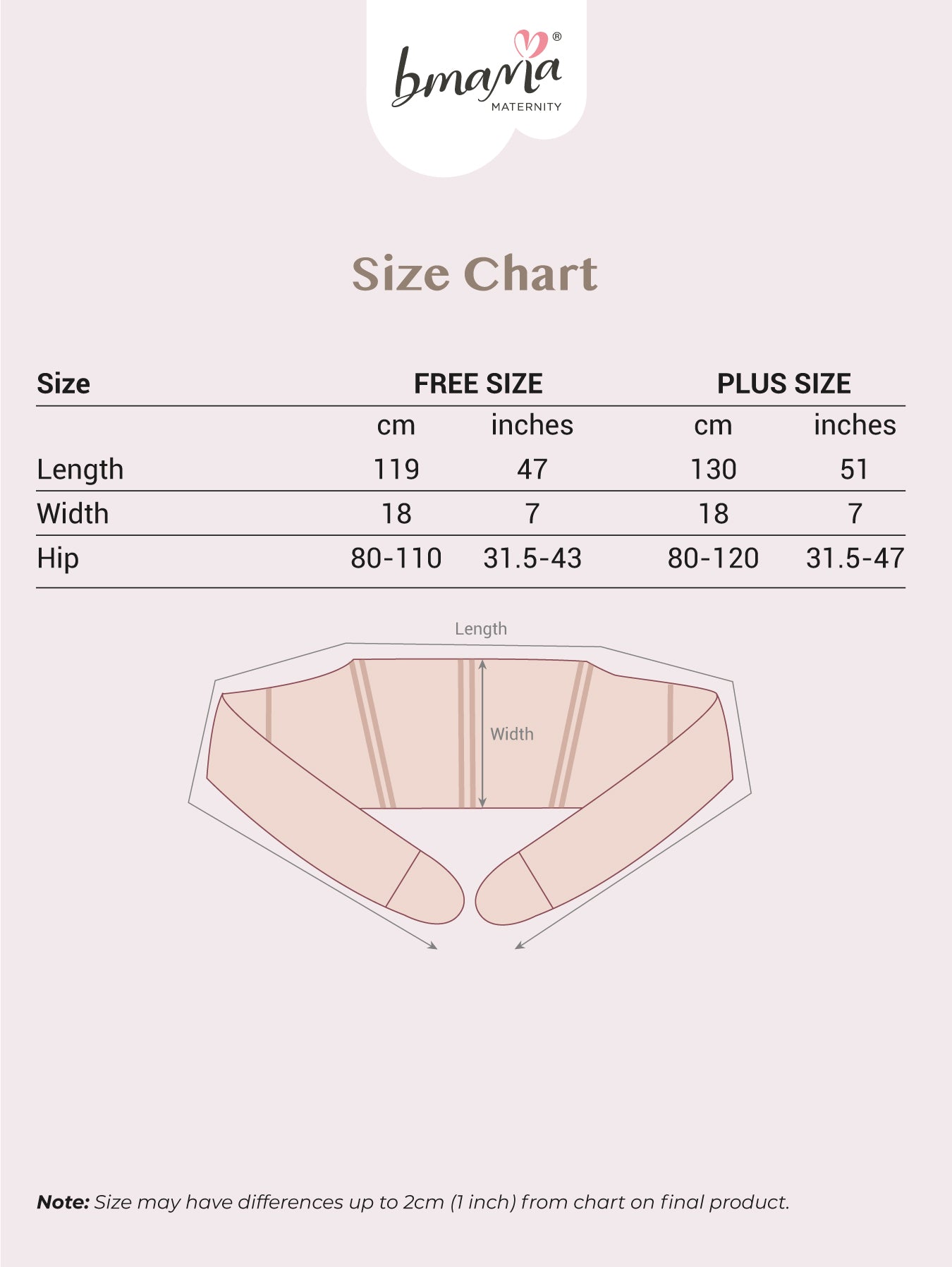 Maternity belly support belt