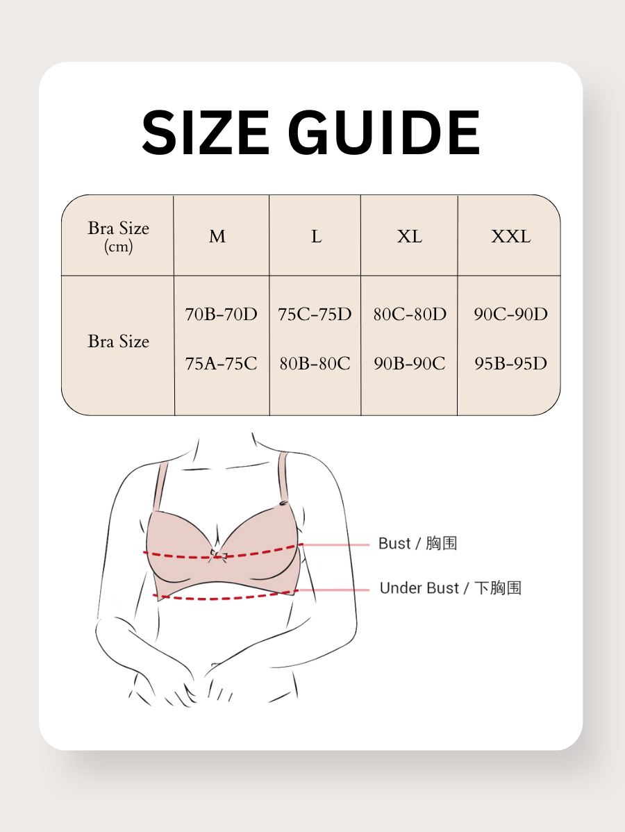 Nursing Bra Size - M, L, XL, XXL